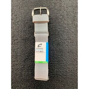 Champro MVP Belt‎ Youth 1.25 Wide Gray Genuine Bonded Leather Tab Baseball